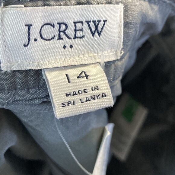 J Crew Skirt Womens 14 Gray Button Front Preppy Corduroy Mini BA838 - Picture 4 of 7